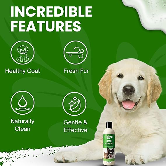 Happie Fur NEEM & ALOEVERA Shampoo - Image 3