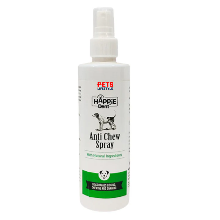 Happie Dent Anti Chew Spray for Dogs & Puppies 200 ml