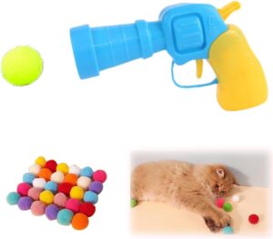 CAT TOY BALL LAUNCHER GUN FOR FETCHING