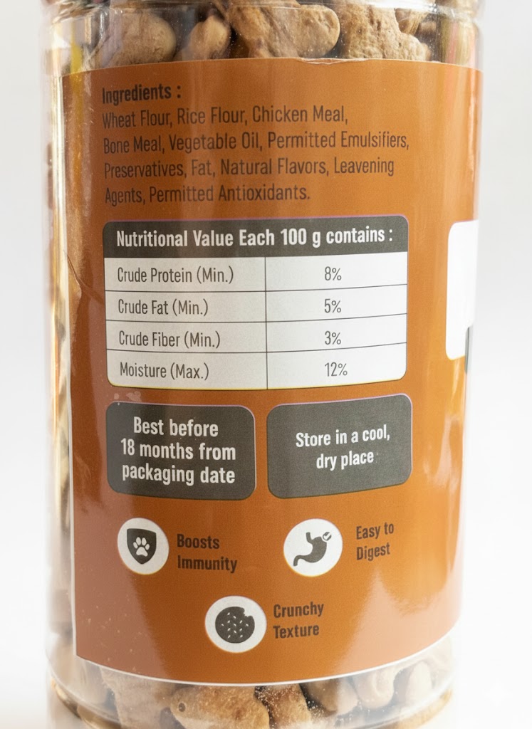 RICHDIET MUTTON DOG BISCUITS - 700 GMS - Image 3