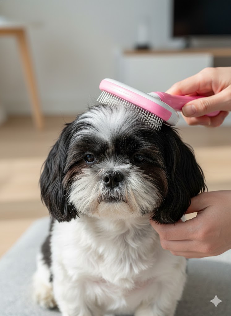 SOFT SLEEKER BRUSH FOR DOGS AND CATS - PINK - Image 2