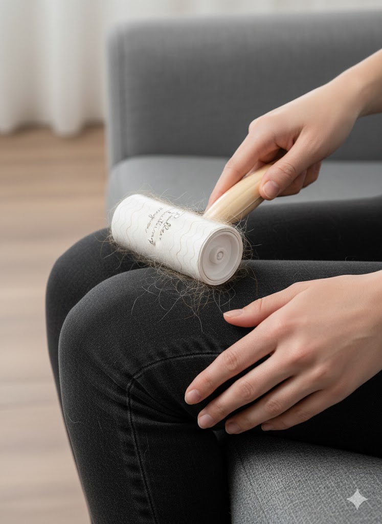 STRONG STICKY LINT REMOVER - 10 CM WITH 3 REFILLS - Image 2