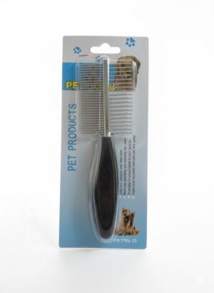 DOUBLE SIDED COMB FOR DOGS AND CATS