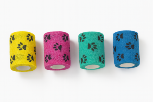 PAW GRIP VETERINARY BANDAGE ROLL (PACK OF 4) 7.5 MM